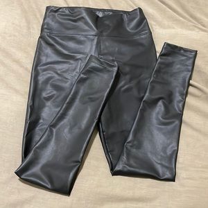American Eagle High Rise Faux Leather Leggings